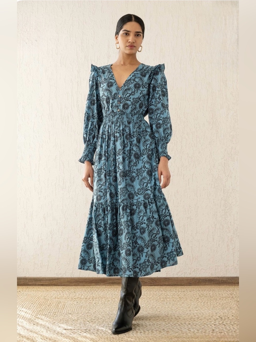 Banjanan Pearl Mini Dress in Tresse Bristol